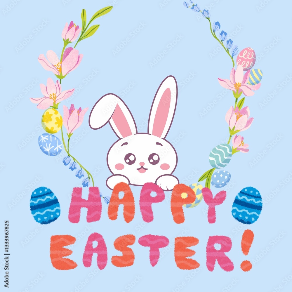 Fototapeta premium happr Easter Card