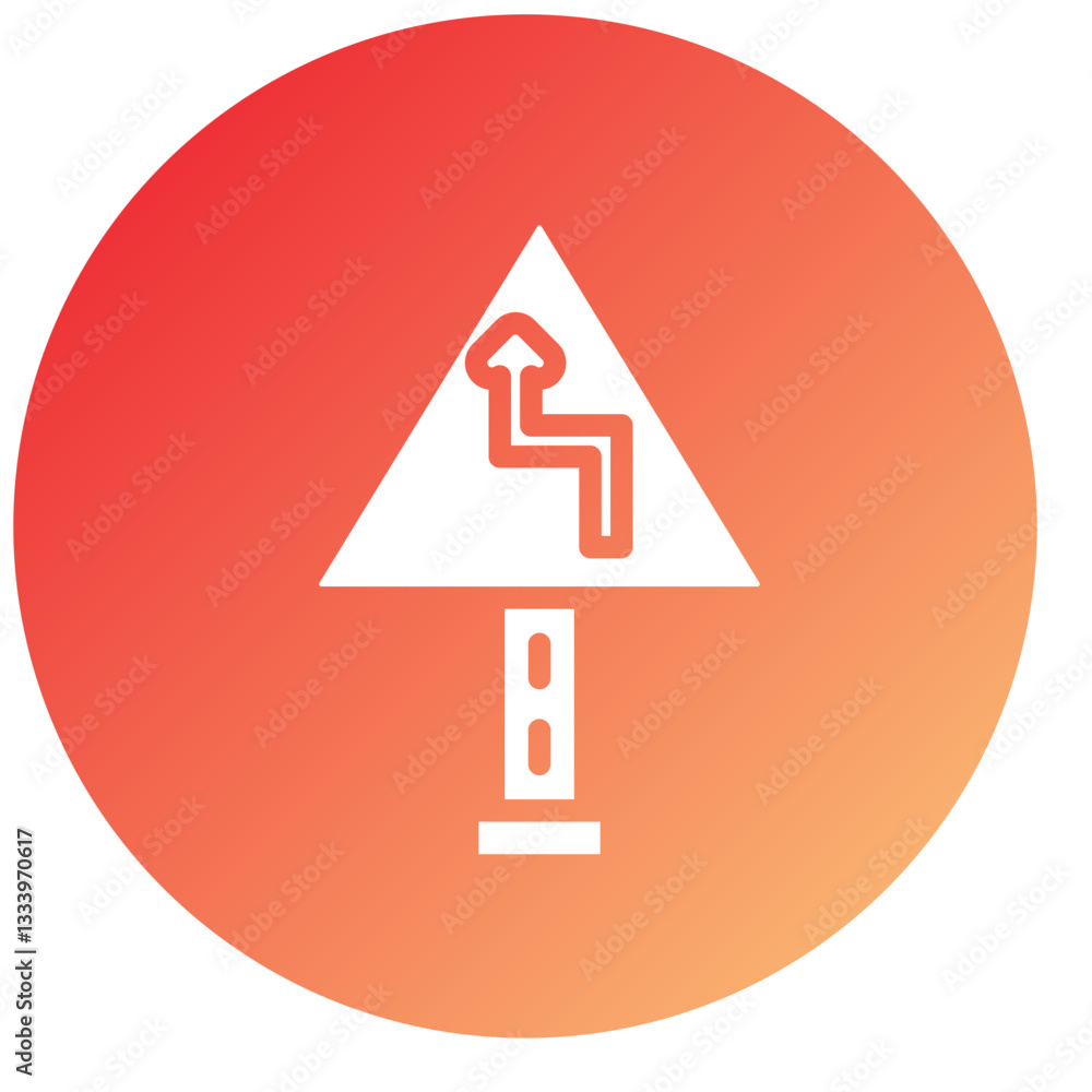 Vector Design Join Road Icon Style Vector Design Join Road Icon Style
