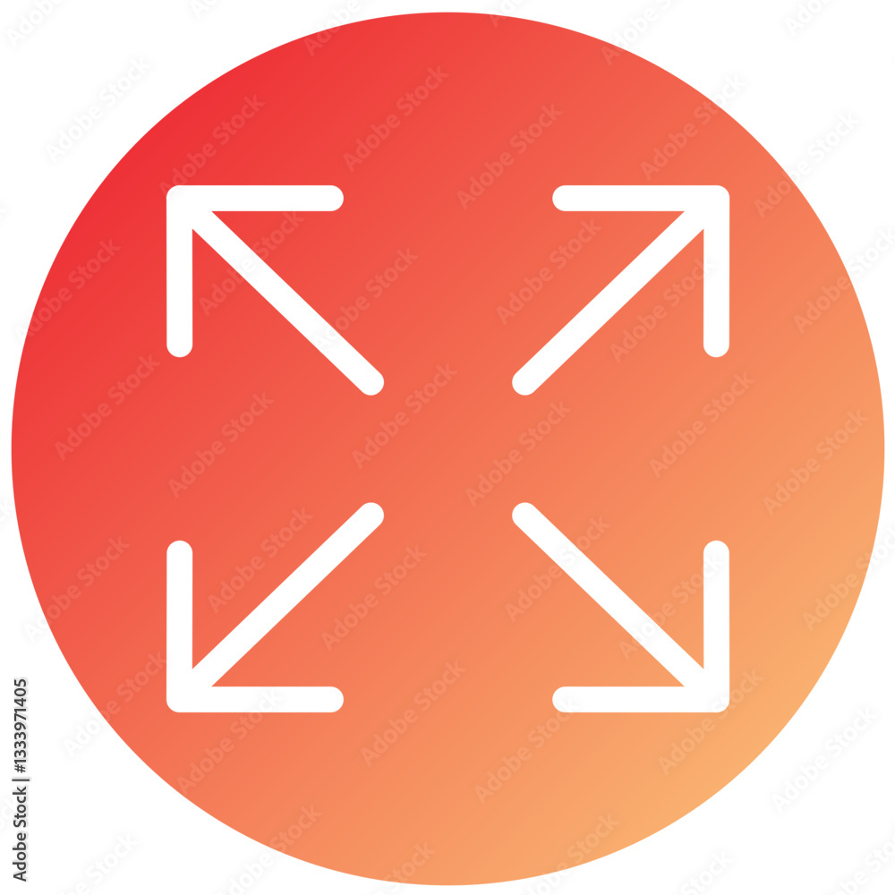 Vector Design Maximize Icon Style