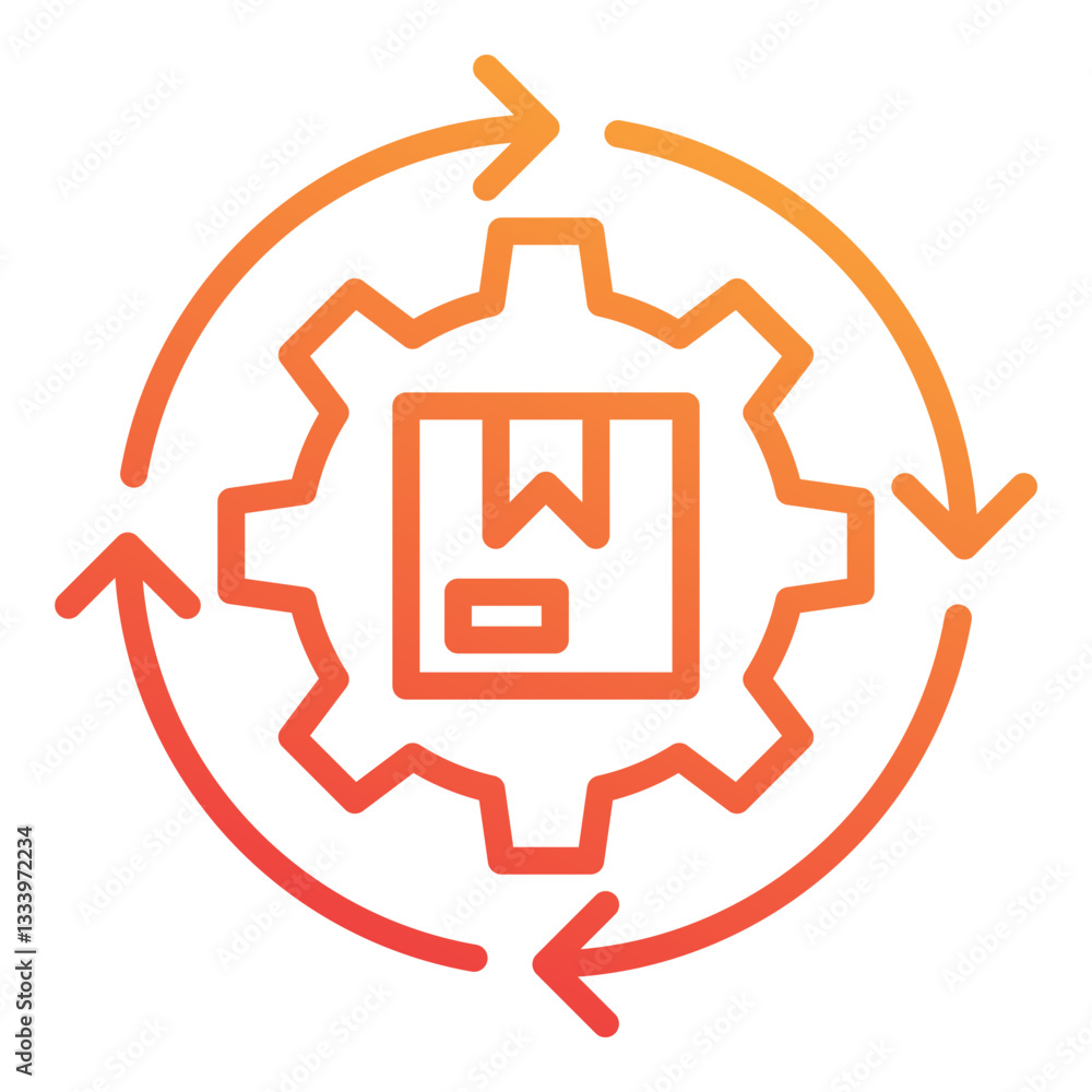 Processing Product Icon Processing Product Icon