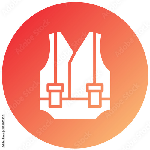 Safety Vest Vector Design Icon Style