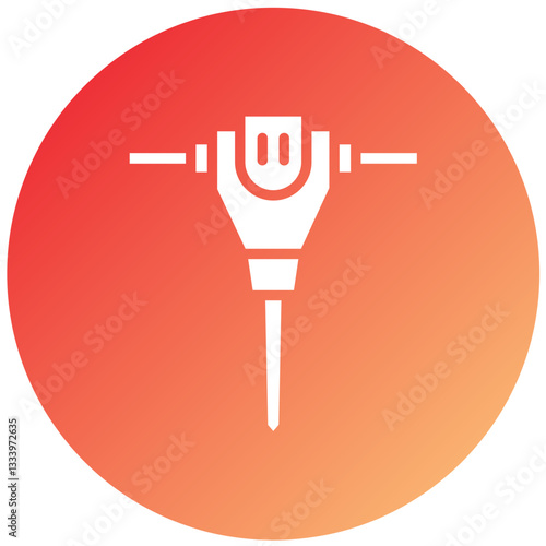 Jackhammer Vector Design Icon Style