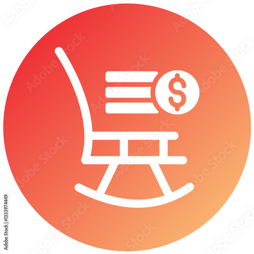 Retirement Fund Vector Design Icon Style
