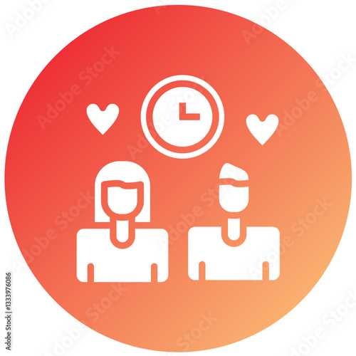 Speed Dating Vector Design Icon Style