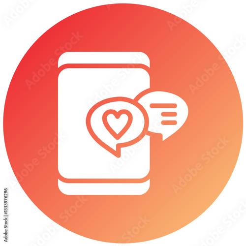 Love Confession Vector Design Icon Style
