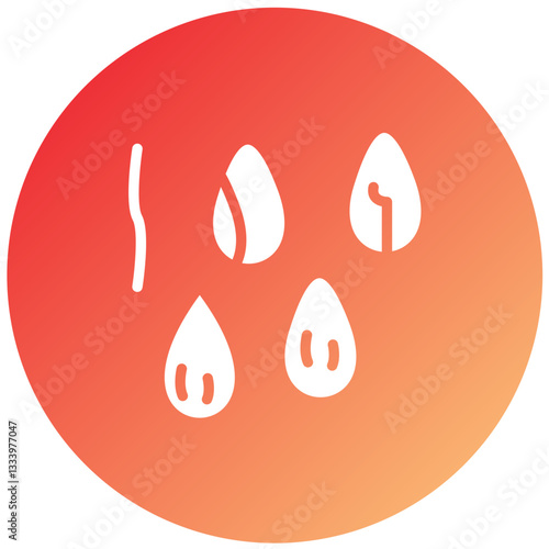 Chia Seeds Vector Design Icon Style