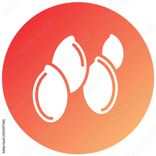 Flaxseeds Vector Design Icon Style