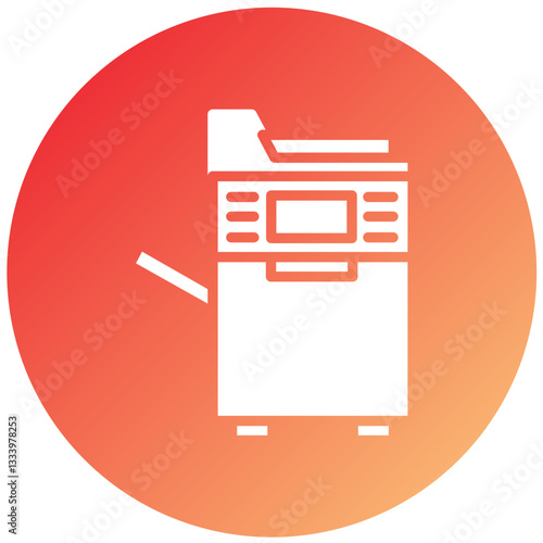Vector Design Photocopier Icon Style