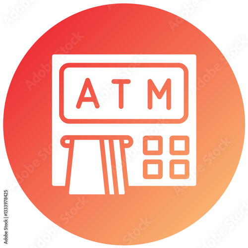 Vector Design Atm Machine Icon Style