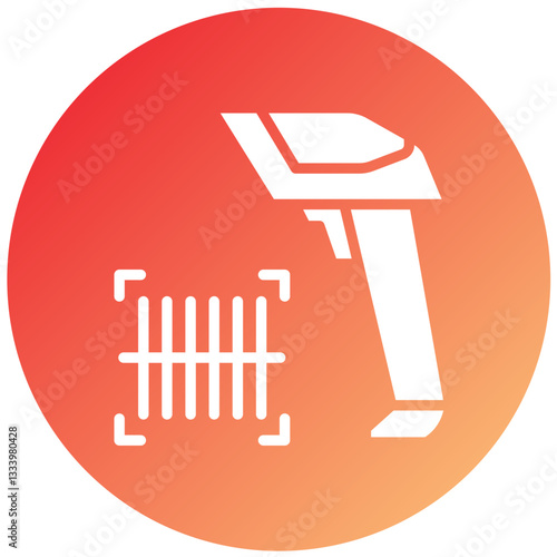 Vector Design Barcode Scanner Icon Style