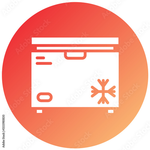 Vector Design Freezer Icon Style
