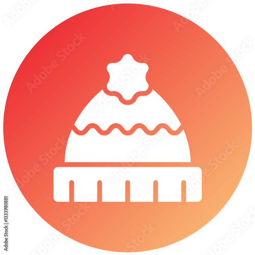 Vector Design Winter Hat Icon Style