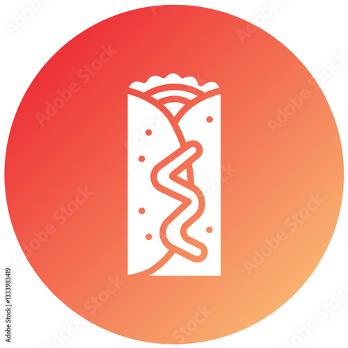 Vector Design Chimichanga Icon Style