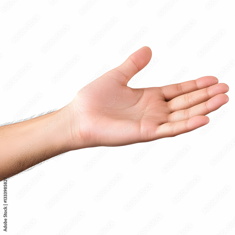 Collection of Hand Poses on a White Background Collection of Hand Poses on a White Background
