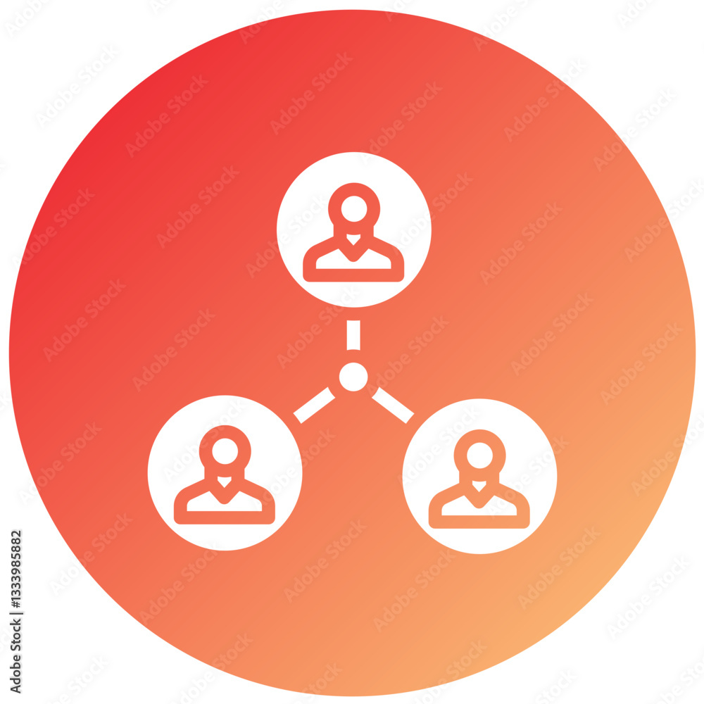 Vector Design User Connection Icon Style Vector Design User Connection Icon Style