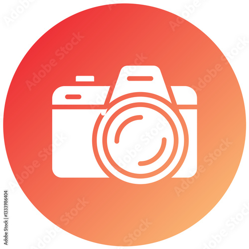 Vector Design Dslr Camera Icon Style