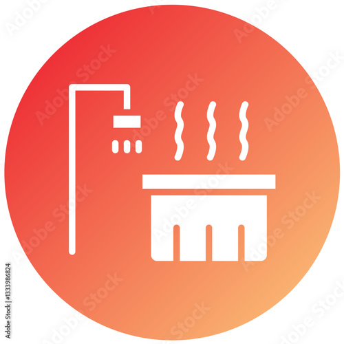 Vector Design Hot Tub Icon Style