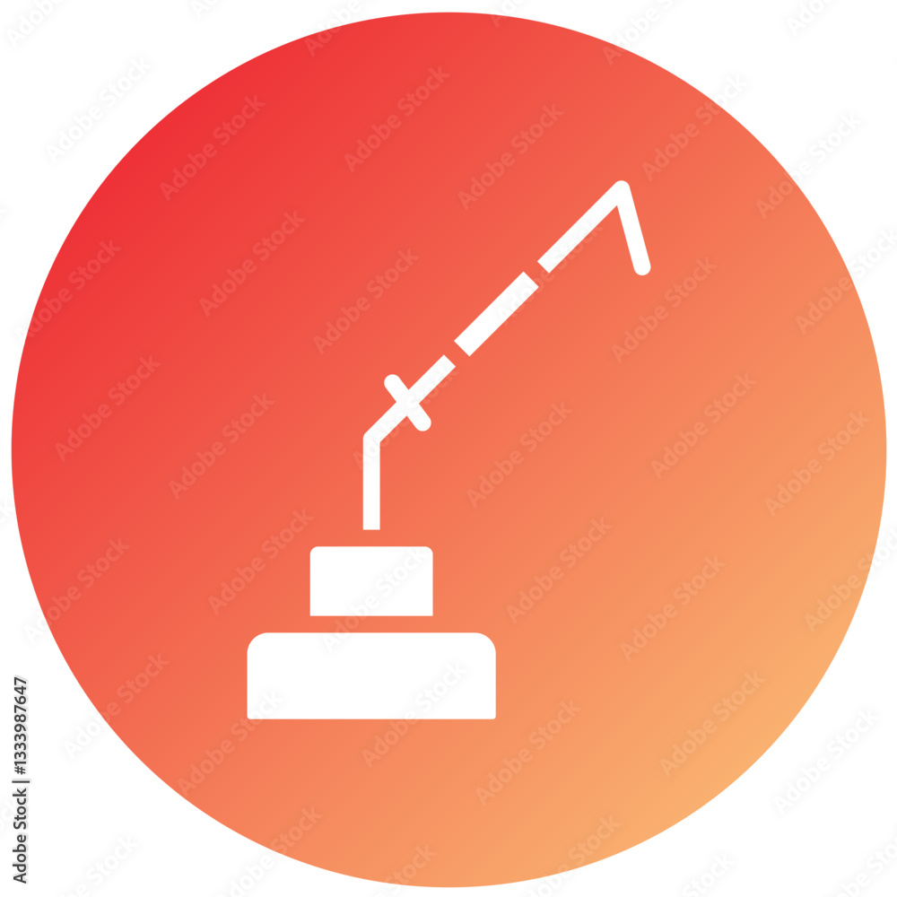 Vector Design Metal Detector Icon Style Vector Design Metal Detector Icon Style