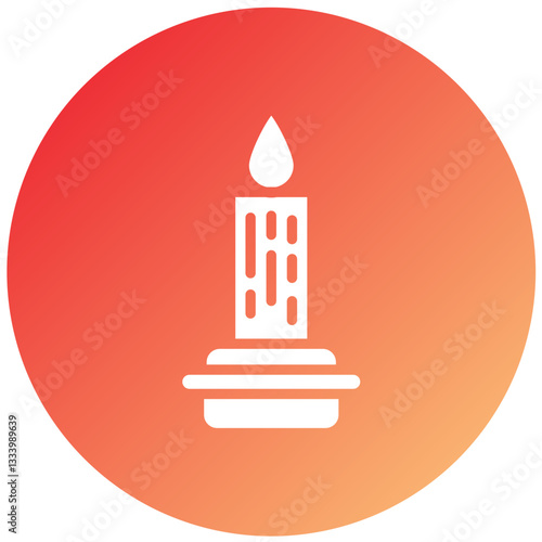 Vector Design Scented Candle Icon Style