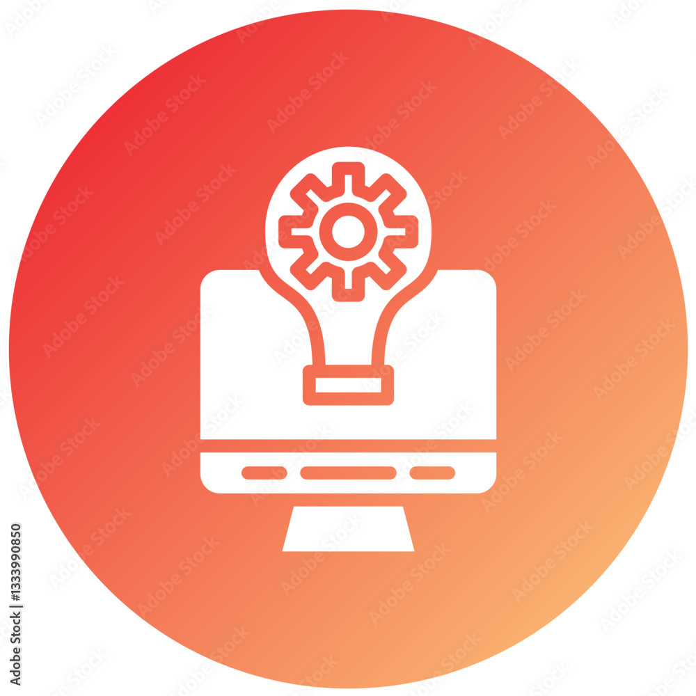 Vector Design Marketing Solution Icon Style Vector Design Marketing Solution Icon Style