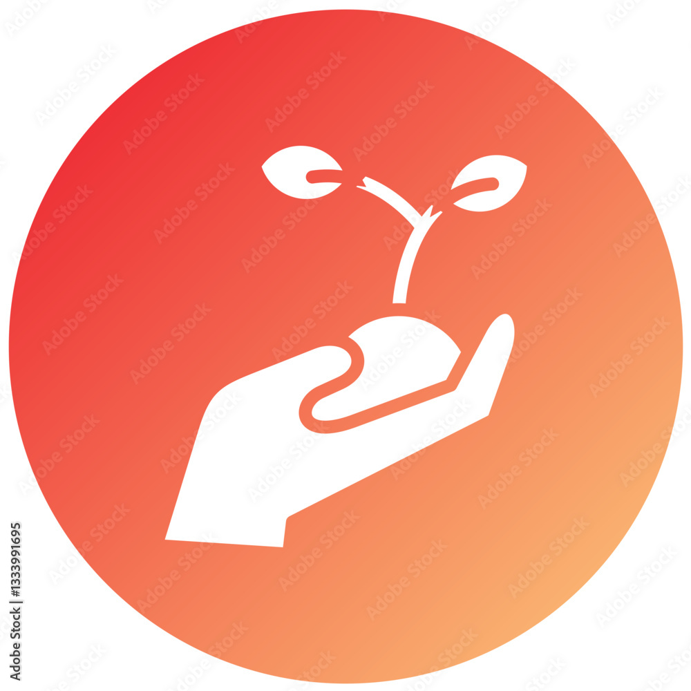 Fototapeta premium Vector Design Planting Icon Style