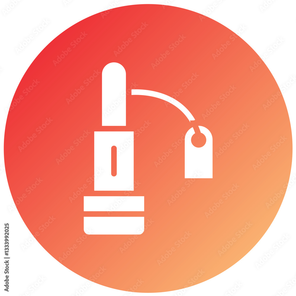 Vector Design Lipstick Sale Icon Style Vector Design Lipstick Sale Icon Style