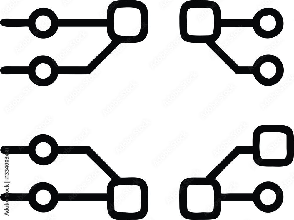 Connection Line Icons Editable Vector Pack for UI & Apps Connection Line Icons Editable Vector Pack for UI & Apps