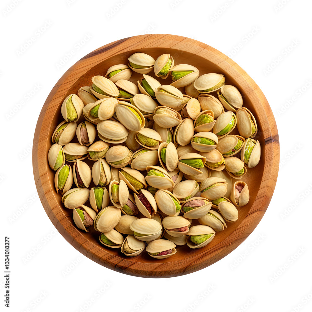 pistachio nuts in a wooden plate isolated on transparent background Remove png, Clipping Path pistachio nuts in a wooden plate isolated on transparent background Remove png, Clipping Path