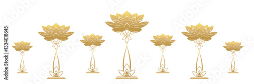 lotus flower for vesak day vector background 1