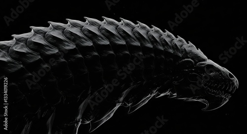 skeleton of a dinosaur