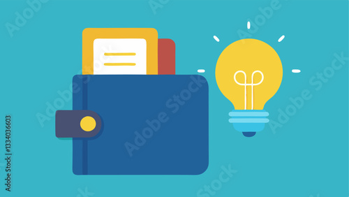 Education and Awareness A notebook and light bulb next to a wallet symbolizing the importance of education and awareness about the risks of cryptocurrency theft.
