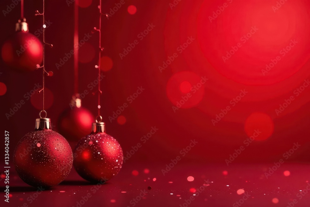 Deep crimson Christmas background with glittering overlay , christmas background, sparkle, red glitter Deep crimson Christmas background with glittering overlay , christmas background, sparkle, red glitter
