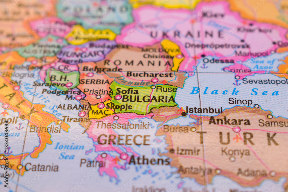 Bulgaria On The World Map-Geo Political Map Bulgaria On The World Map-Geo Political Map