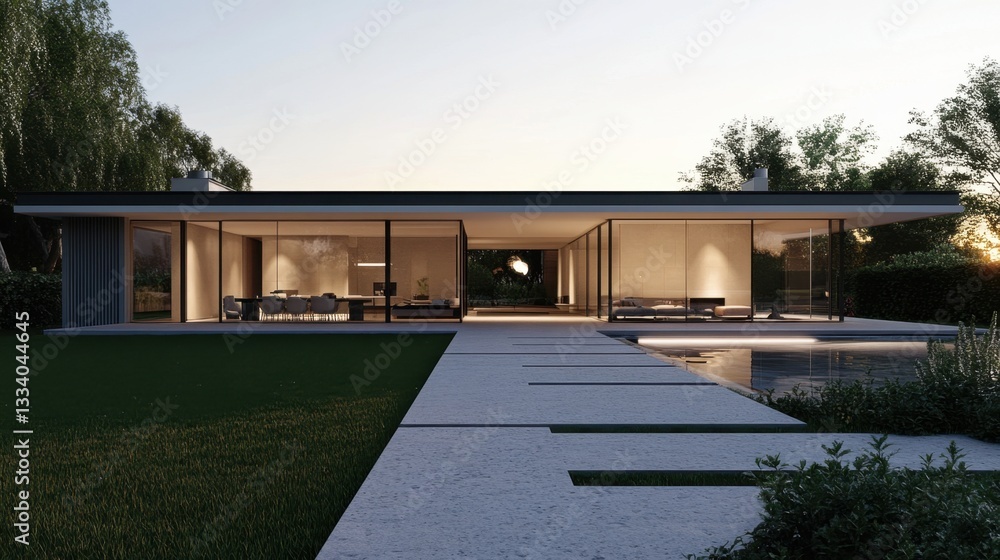 Chic home in tranquil setting Chic home in tranquil setting