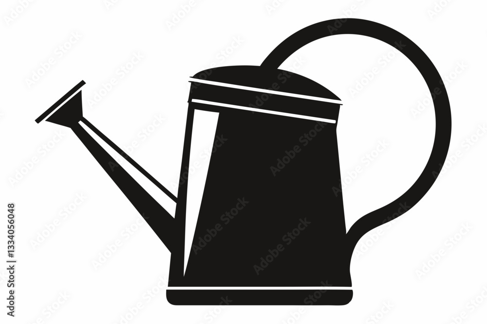 watering can icon line art silhouette vector illustration watering can icon line art silhouette vector illustration