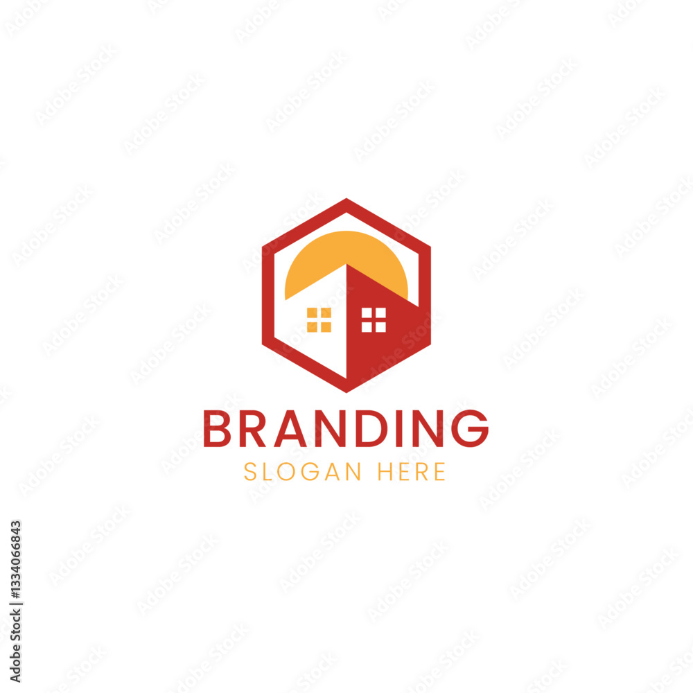 New Real estate Iconic Home and building logo. New Real estate Iconic Home and building logo.