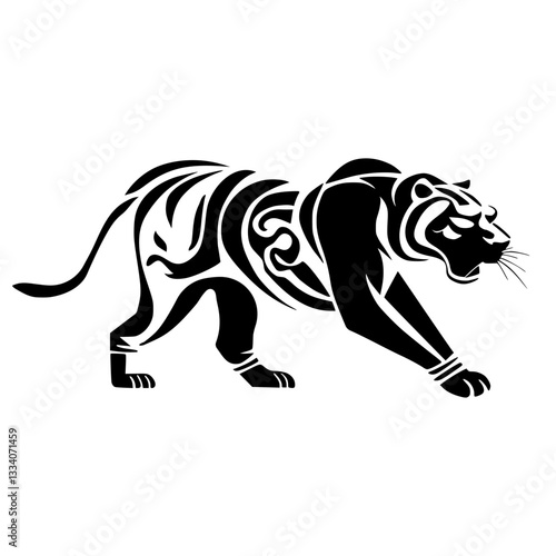 Tiger vector illustration cutout