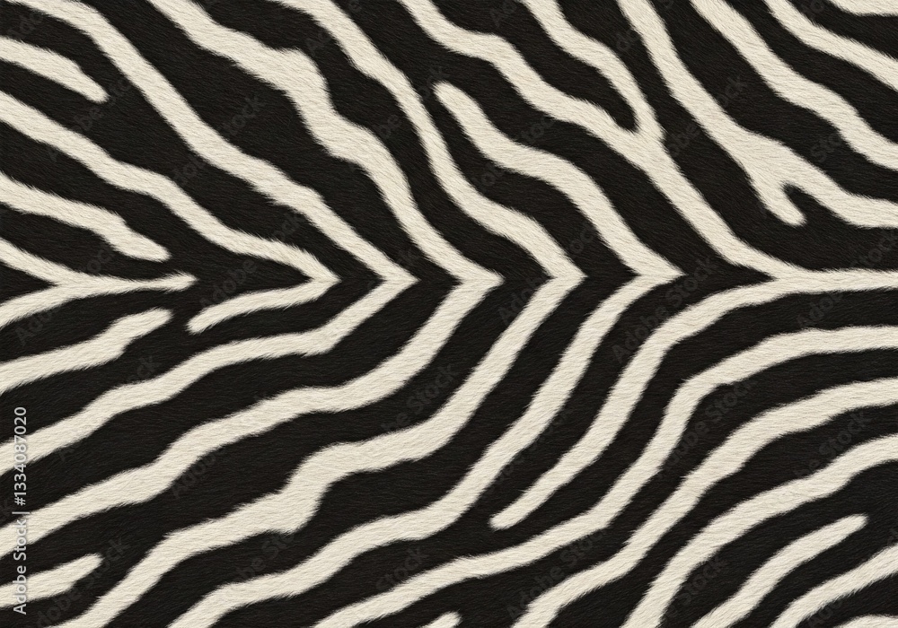 Zebra Texture: Stripped Animal Coat Zebra Texture: Stripped Animal Coat