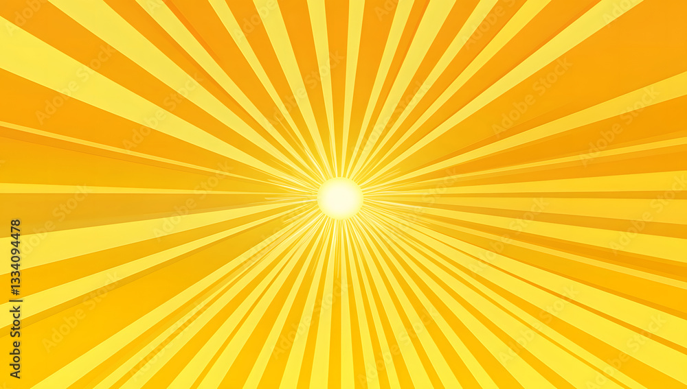 Radiant Sunburst Design Bright Yellow Abstract Background Radiant Sunburst Design Bright Yellow Abstract Background