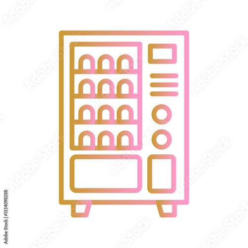 Vending Machine Vector Icon