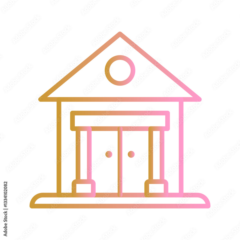 Bank Vector Icon Bank Vector Icon