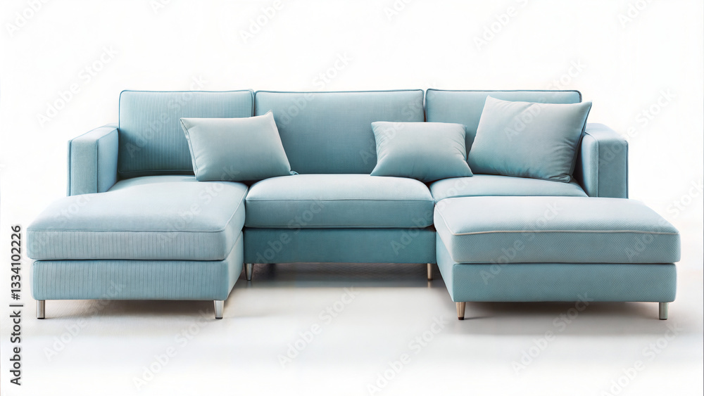 Light Blue Sectional Sofa with Cushions for Cozy and Modern Home Interiors
Light Blue Sectional Sofa with Cushions for Cozy and Modern Home Interiors