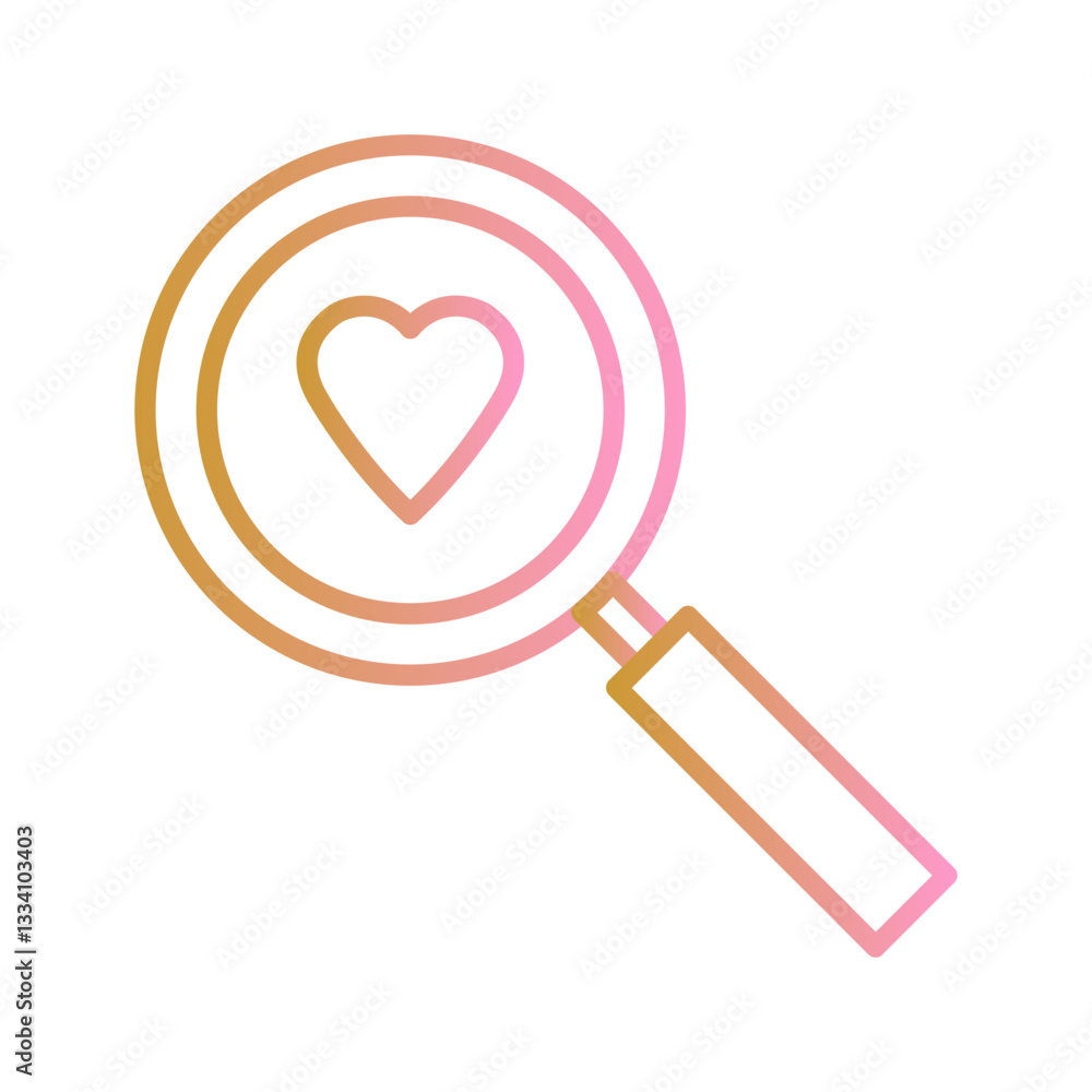 Find Love Vector Icon Find Love Vector Icon