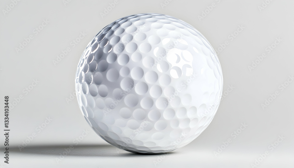 Close-up of a pristine white golf ball against a neutral background (1) Close-up of a pristine white golf ball against a neutral background (1)