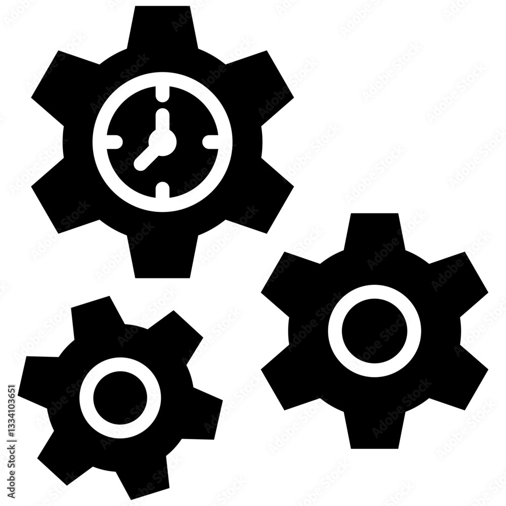 Efficiency icon in Glyph Style. Simple Vector Design. Simple Vector Glyph Icon Efficiency icon in Glyph Style. Simple Vector Design. Simple Vector Glyph Icon