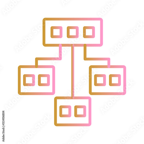Network Virtualization Vector Icon
