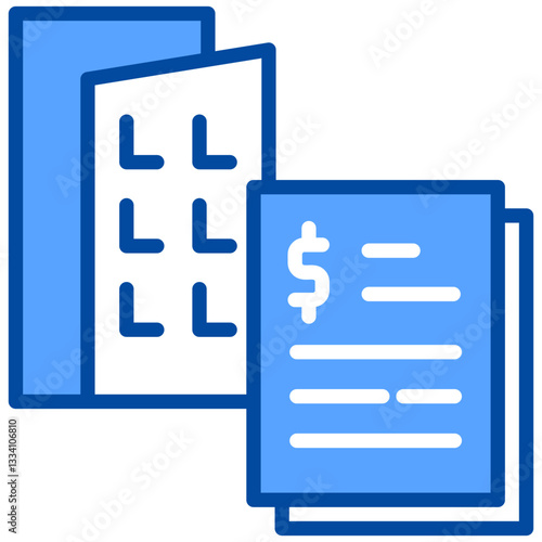 Takeover icon in Blue Color Style. Simple Vector Design. Simple Vector Flat Icon