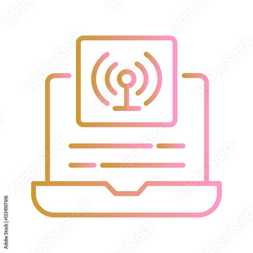 Intrusion Detection System Vector Icon
