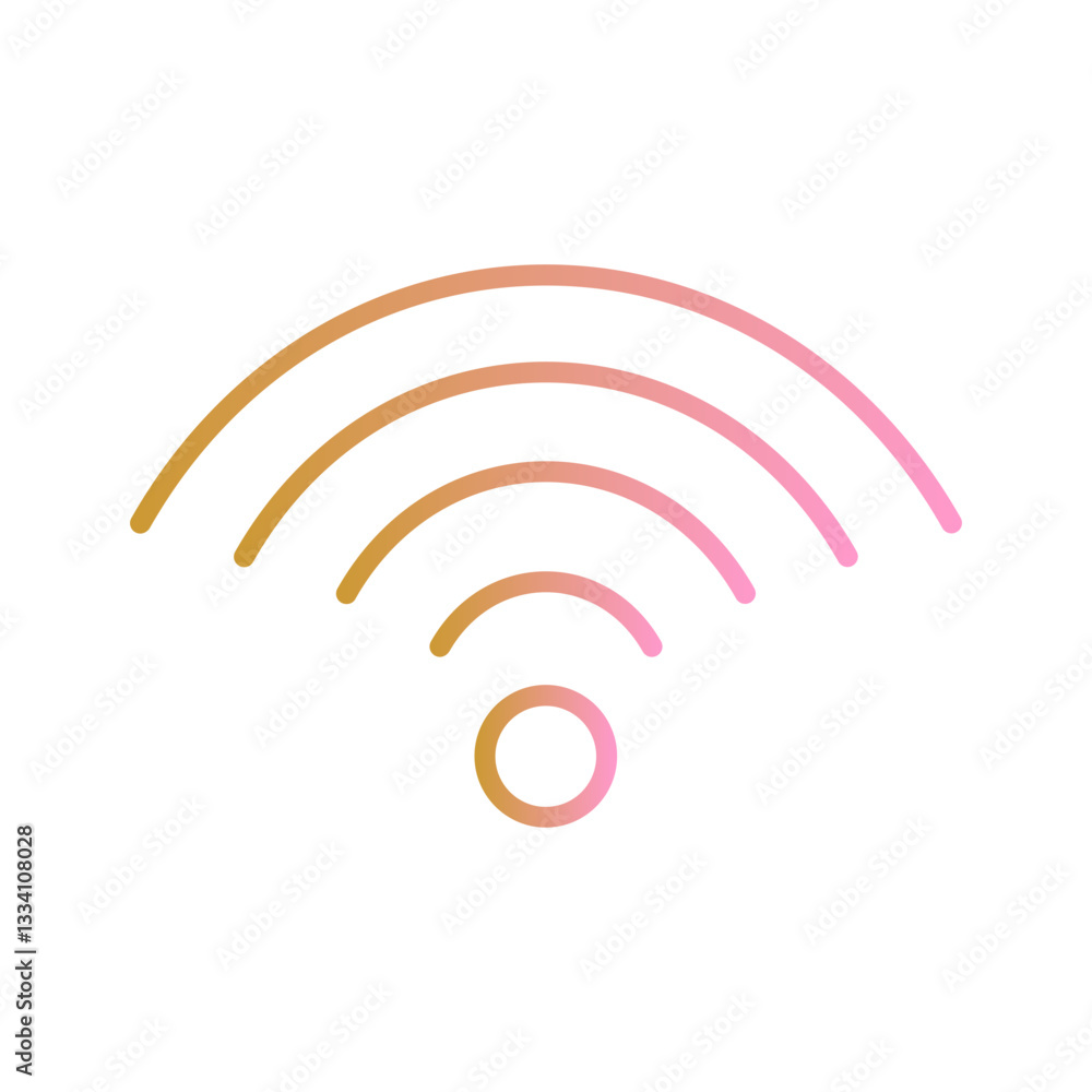 Wireless Connectivity Vector Icon Wireless Connectivity Vector Icon