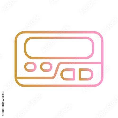 Pager Vector Icon